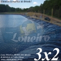Lona para Lago Tanque Ornamental PP/PE 3 x 2m Impermeável Sem toxinas para Reservatório de água potavel